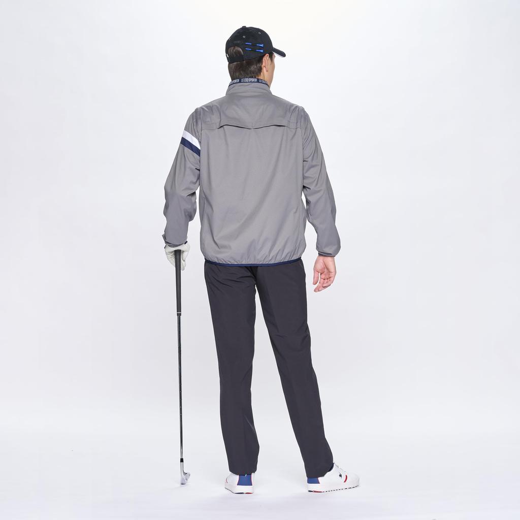 Coq Sportif Блузон с застежкой-молнией и водоотталкивающими эластичными рукавами, съемный 2WAY Golf LG5SWB00M GY00 LL [Le Golf] Мужской (Серый)