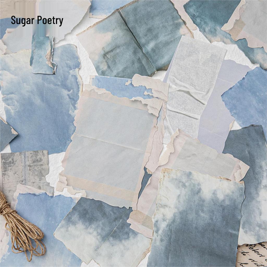 Бумага для ретро-журнала Ji Lv Tang - DIY коллажный фон