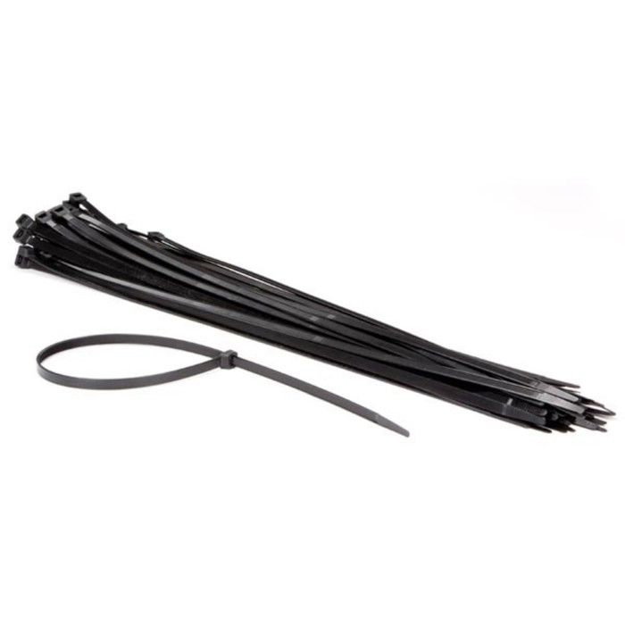 Attaches-câbles - Nylon - 9 x 610mm - Noir - Lot de 50 - Résistant aux UV