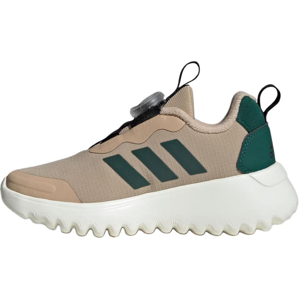 Adidas Activeflex Boa 3.0 Comfortable Versatile Durable Low-Top Casual Shoes Kids Sneakers Brown IE3962