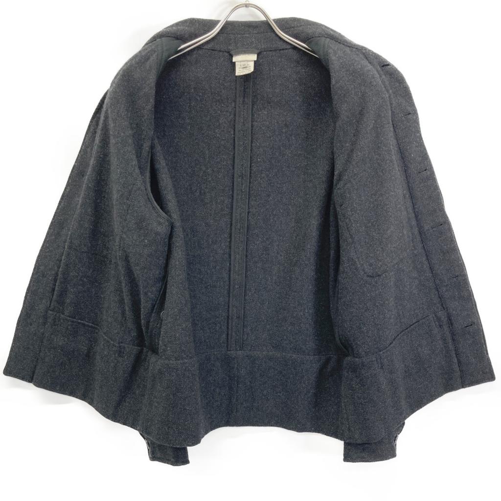 DRIES VAN NOTEN [Archive] 1990-Early 2000 Leica Period Black Woolwork Jacket Jacket 50 blackUsed