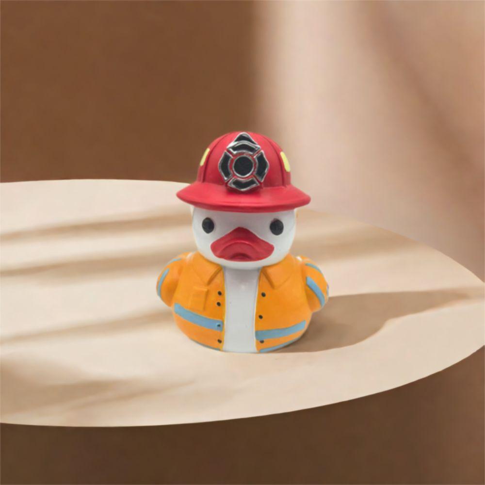 Crafts Resin Duck Statue Ornament Cartoon Cute Animal Sculpture Creative Waterproof Miniatures Figurine Gift