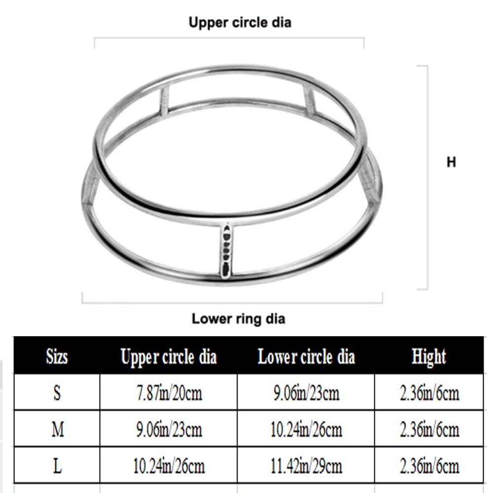 Для газовой плиты кастрюли диаметр сковороды 23/26/29 см двойной держатель полки подставка для вока кухонные принадлежности