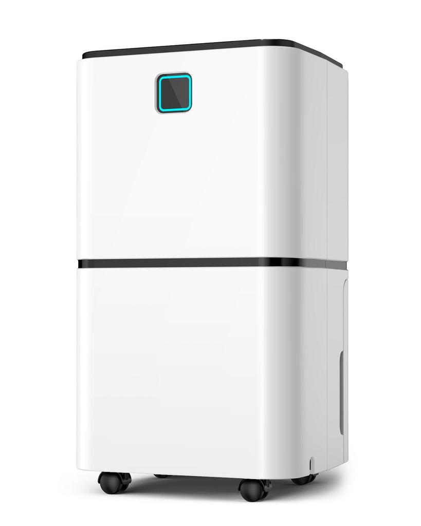 HUMILABS OL12-BD023F 12L Dehumidifier with Humidity Indicator Lights, 2L Water Tank, 24H Timer, 3 Modes, Coverage Area 15-25m²