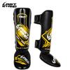 Boxing Sanda Leg Guard with Foot Back Adult Muay Thai Leg Guard Shin Protector Boxing Thick Combat Guard Plate 1