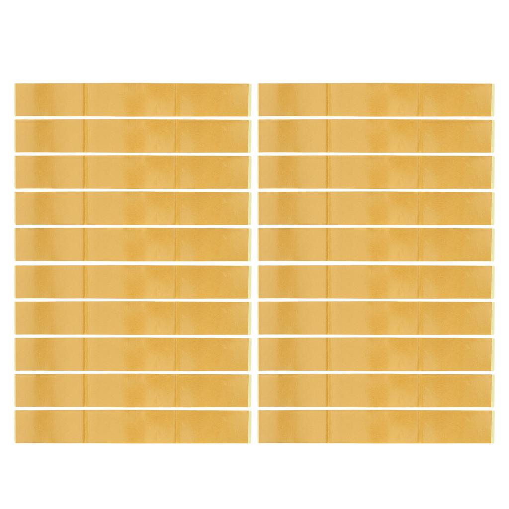 20pcs Zero Clearance Tape 2x14in Accurate Cut Double Sided Saw Woodworking Tape PVC Self Adhesive Strips for Position