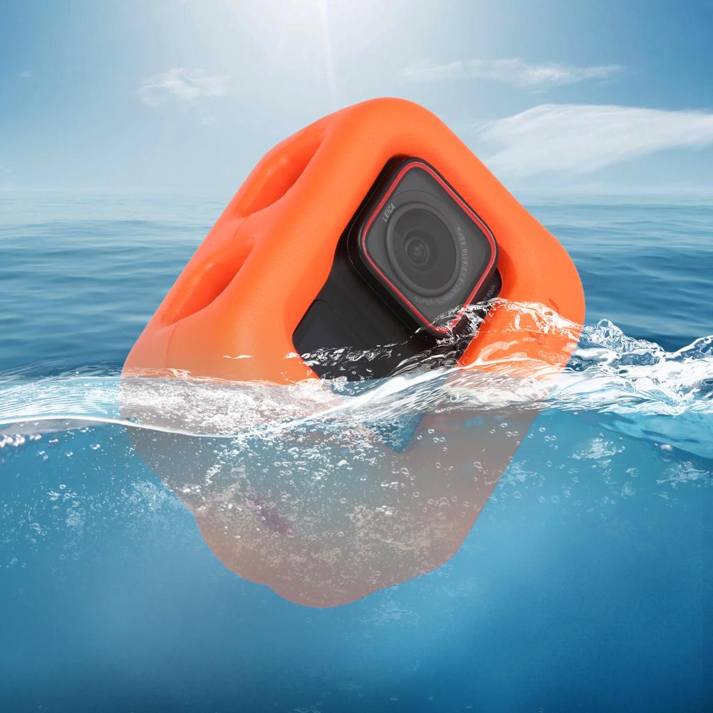 HSU Super Buoyant Insta360 Ace Pro Floating Case Underwater Accessories Float Cover Float Shell Protective Case Float Case Diving Floating Protective