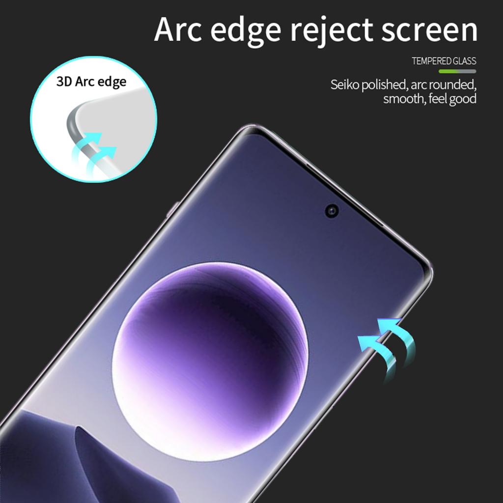 MOFI For Oppo Find X7 5G Full Glue Screen Protector Tempered Glass 3D Curved Hot Bending Film