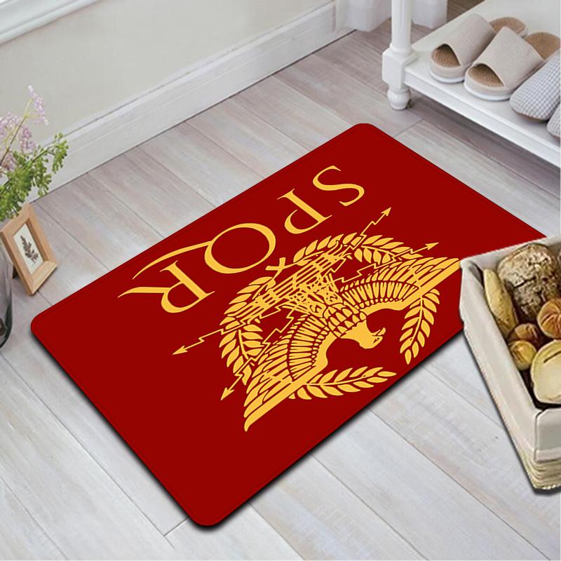 Ancient Roman Empire SPQR Rug Floor Mat for Living Room or Bedroom Soft and Comfortable Carpet a Gift for Birthday and Holiday.MFF0918249