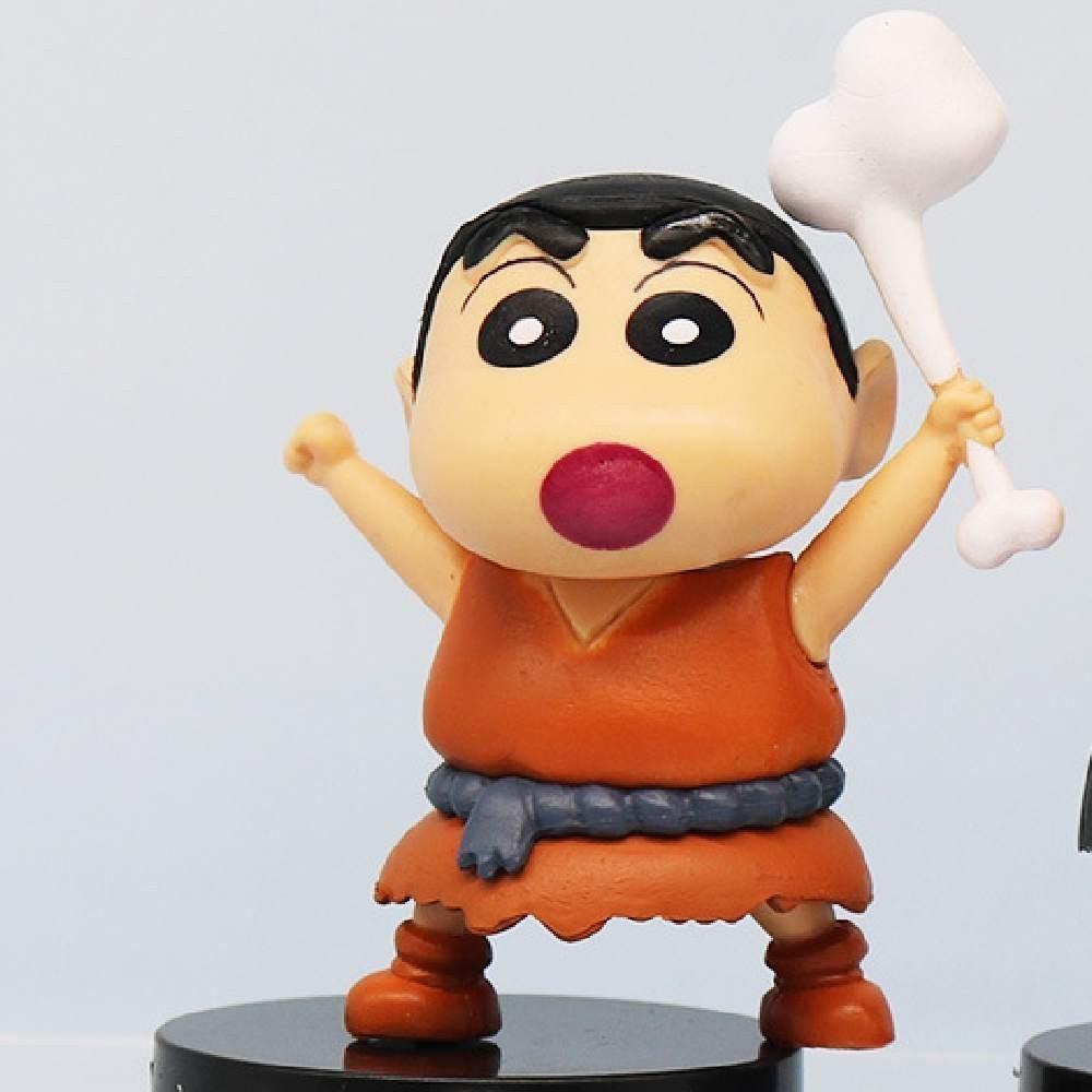Trendy Crayon Shin-chan Pvc Action Figure Model Car Decor Desk Display 8.5cm