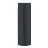 Zojirushi Mahobin Stainless Steel Mug Water Bottle 480ml Screw Type Dishwasher Safe Seamless Only 2 Care Points Black SU-AA48-BA
