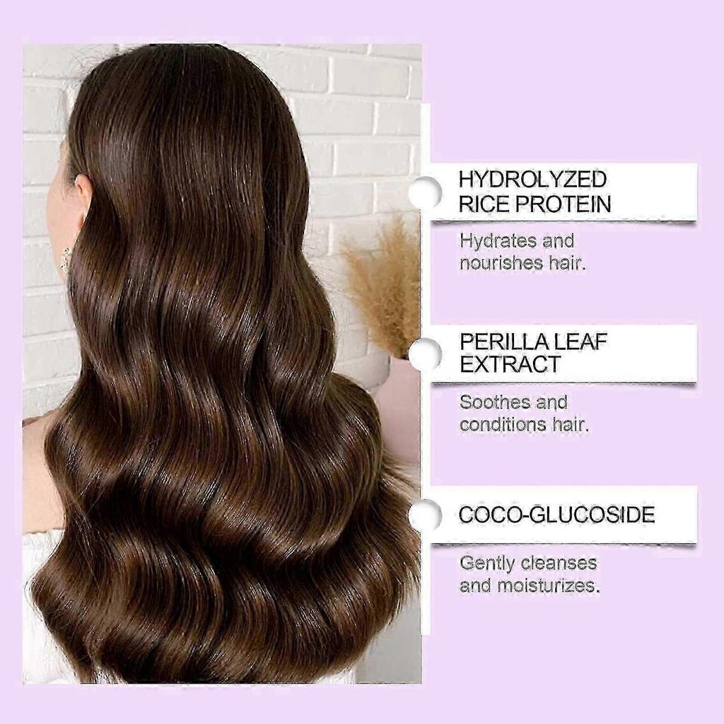 2025 Volumizing Hair Styling Foam 100ml with Rice Protein & Perilla Leaf Extract, Frizz Control, Long-Lasting Hold