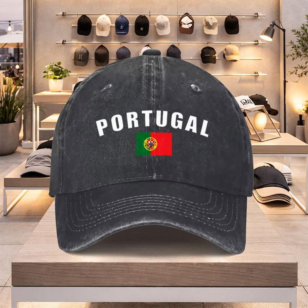 Portuguese Flag Baseball Cap Spring Summer Lightweight Adjustable Snapback Unisex Casual Hat