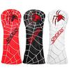 Spiders Golf Single Headcover for Fairway and UT Golf Includes Conversion Tag Headcover, Driver, Wood, Wood, Utility, Clubs, (Black)