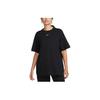 Sportswear Logo Graphic Crew Neck Oversized Short Sleeve Drop Shoulder T-Shirt Women Tops Black FD4150-010