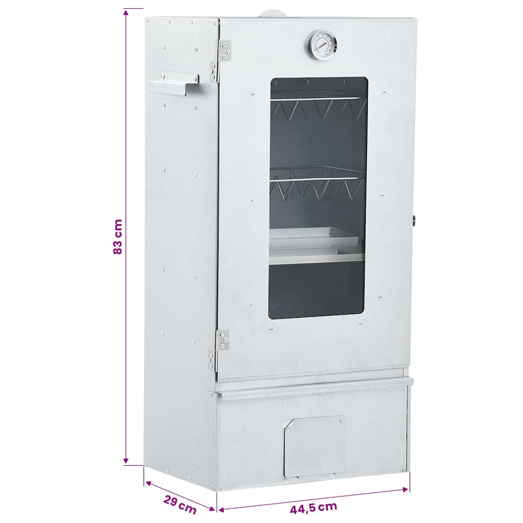 Smokehouse with 1 kg Wood Chips 44.5 x 29 x 83 cm