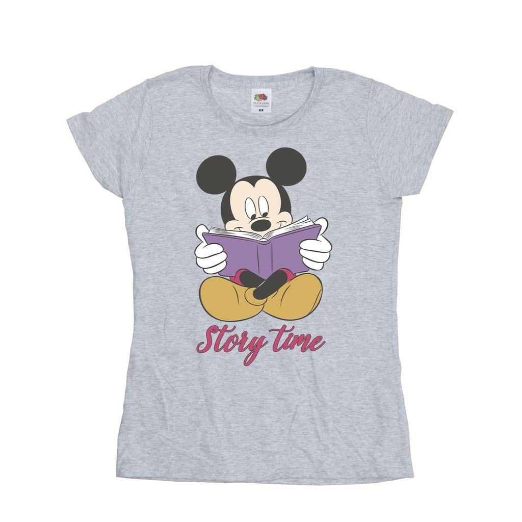 Disney Womens/Ladies Mickey Mouse Story Time Cotton T-Shirt