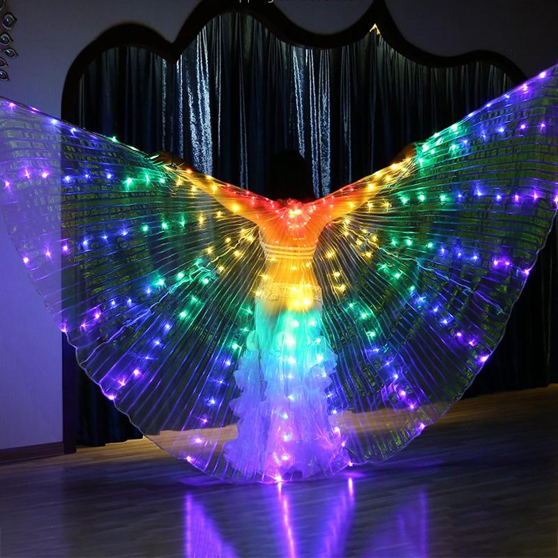 Светодиодные праздничные огни плащ крылья огни крылья невесты со светом крылья бабочки светодиодный плащ свадебные принадлежности de luces led fiesta novia
