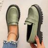 2024 Shoes Women Plus Size Loafers Women British Style Platform Shoes Office Ladies Light Casual Designer Shoes
