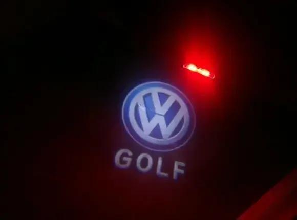 For VW Volkswagen Jetta MK5 Golf 4X LED Car Door Logo Projector Light Accessories for VW R Golf 5 6 7 GTI GTD GTE Touareg CC Pas
