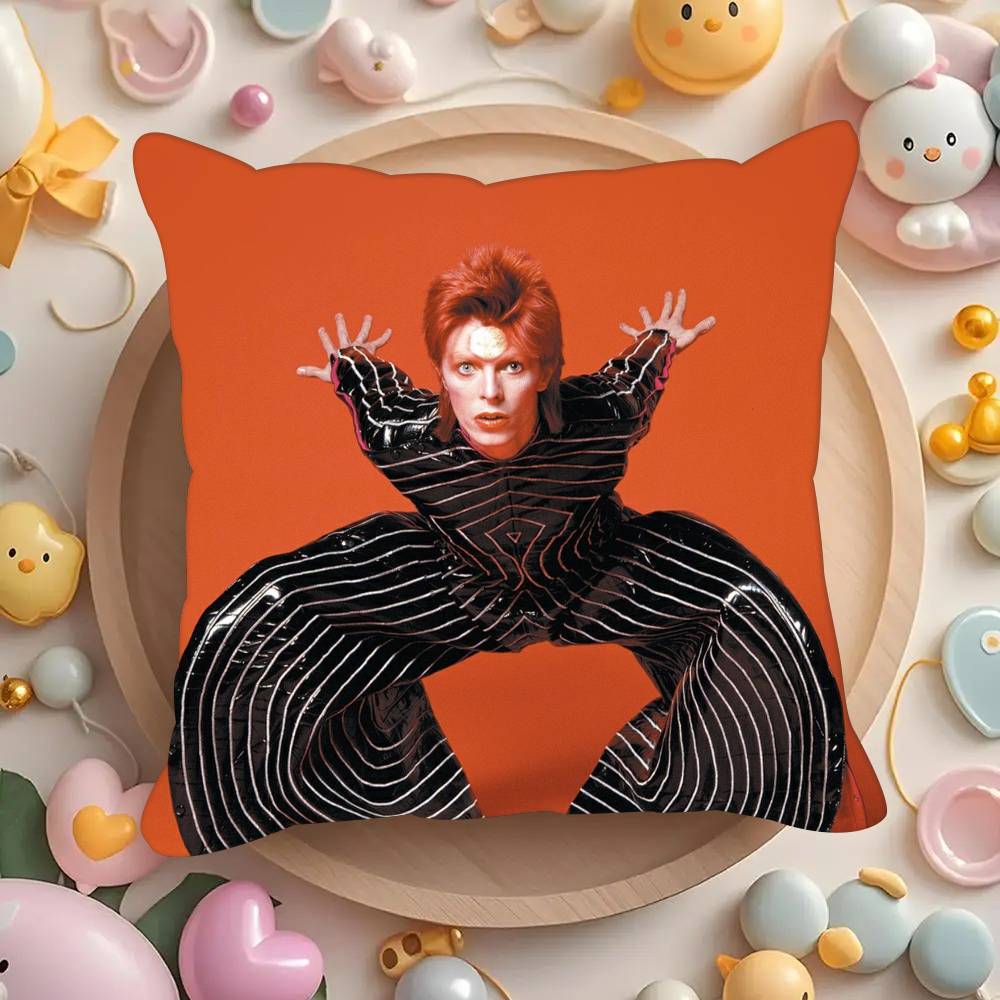 Singer D-David B-Bowie cool Pillowcases cushion covers living room sofas home decor gifts