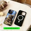 Милый кошачий вайб Чехол для телефона для iPhone 17, 16, 15, 14, 13, 12, 11 Plus, Pro Магнитный с Magsafe Беспроводная зарядка