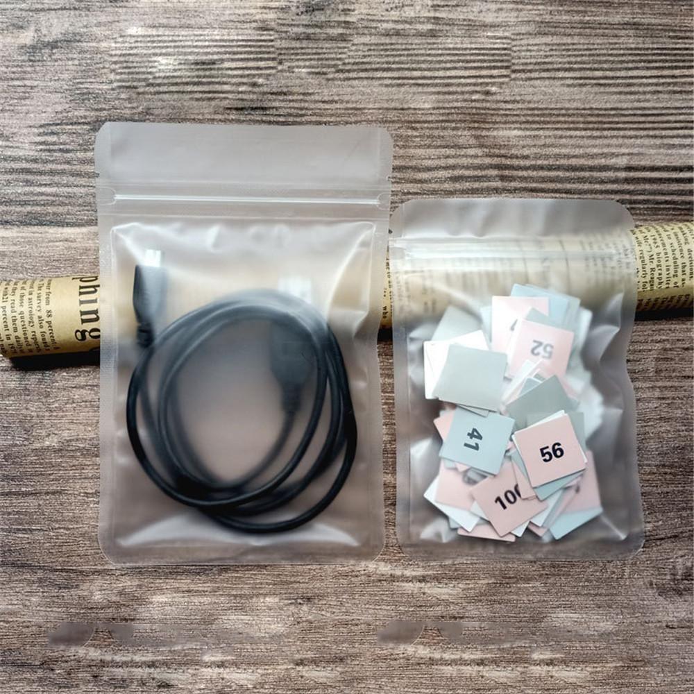 20 шт. Пластиковые Водонепроницаемые Прозрачные Самозаклеивающиеся Пакеты с Застежкой-молнией для Хранения, Многоразовые Пакеты для Упаковки