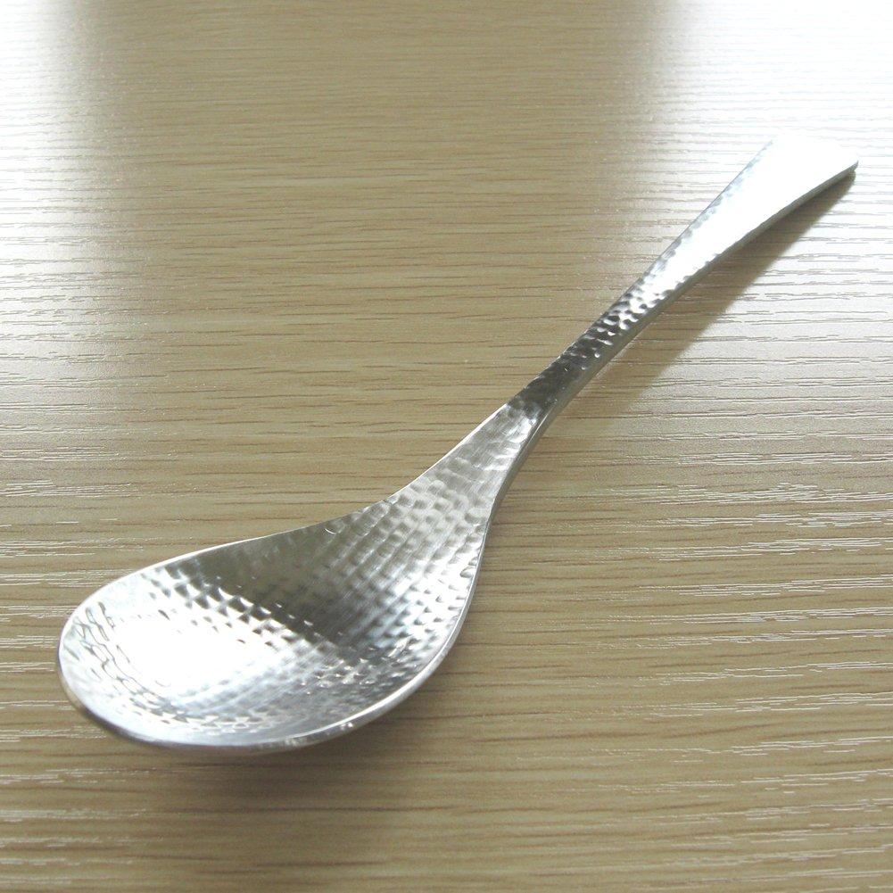 Nagao Style Dinner Cutlery 10 Pieces Stainless Hammered Made in Japan Japanese-Western Set, (Knife, Spoon, Fork), 18-8 Steel, Finish,