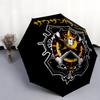 1 шт. Автоматический складной зонт - Один кусок с рисунком логотипа Jolly Roger, портативный складной дизайн с 8 спицами, рождественские и новогодние подарки