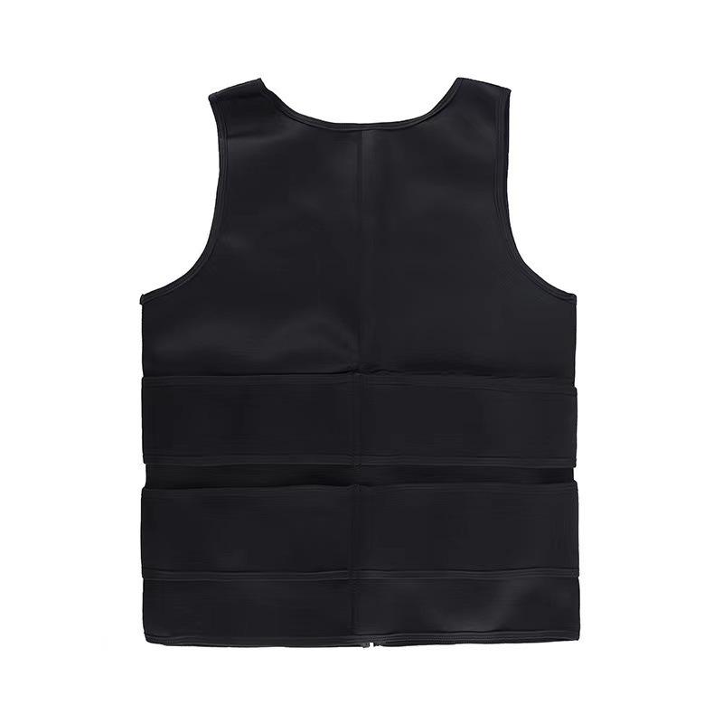 Men's European & American Neoprene Dual Waistband Body Shaper Vest