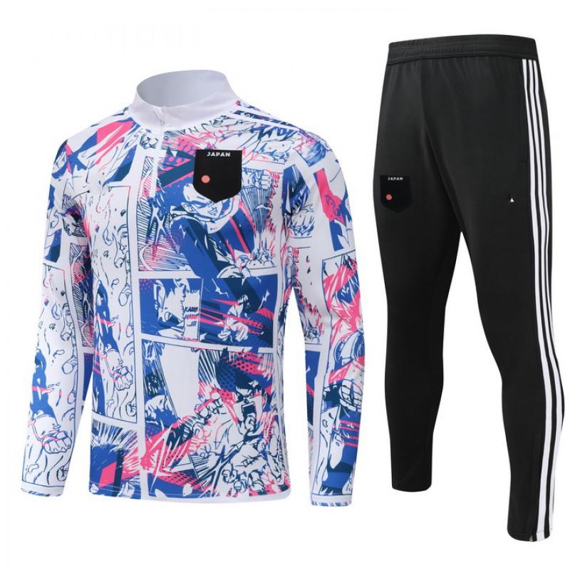 Unisex Long Sleeve Soccer Training Jersey With Anime Football Club Print Cycling Running Fitness Outdoor Sports