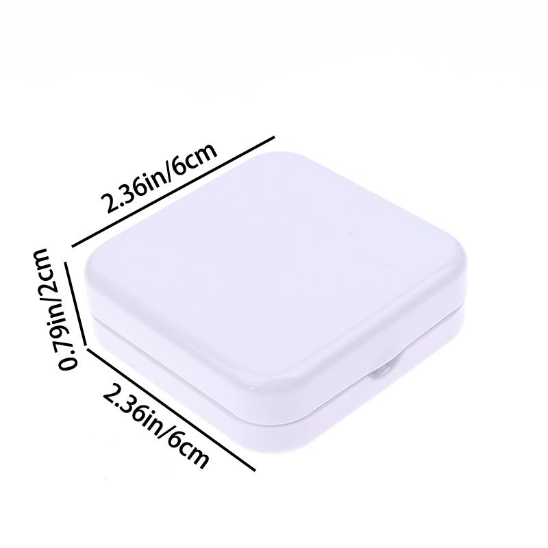 Мини-контейнер из металлической жести, квадратный откидной ящик для хранения с петлями, небольшой футляр для ювелирных изделий, монет, конфет, презервативов, органайзер, портативная коробка