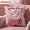 Holiday Easter Cushion Cover MultiScene Pillow Cover for Home  Car  Reversible Soft  Durable for Daily Use