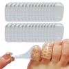 30Pcs Cushioning Decompression Toe Protector High Elastic Breathable Holes Clear Silicone Shockproof Toe Covers Foot Care Tool