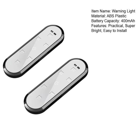 1/2Pcs Wireless Car Door Warning Lights 7 Colors Infrared Sensor Super Bright Magnetic