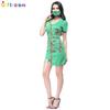 Adult Witch Costume Green Dress With Blood Accents Perfect For Halloween Parties