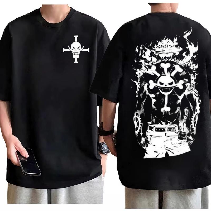 Футболка Белоус Эйс Мужская Смелый Принт Хлопковая Футболка Дерзкий Уличный Стиль Дышащий Стильный Повседневный Топ