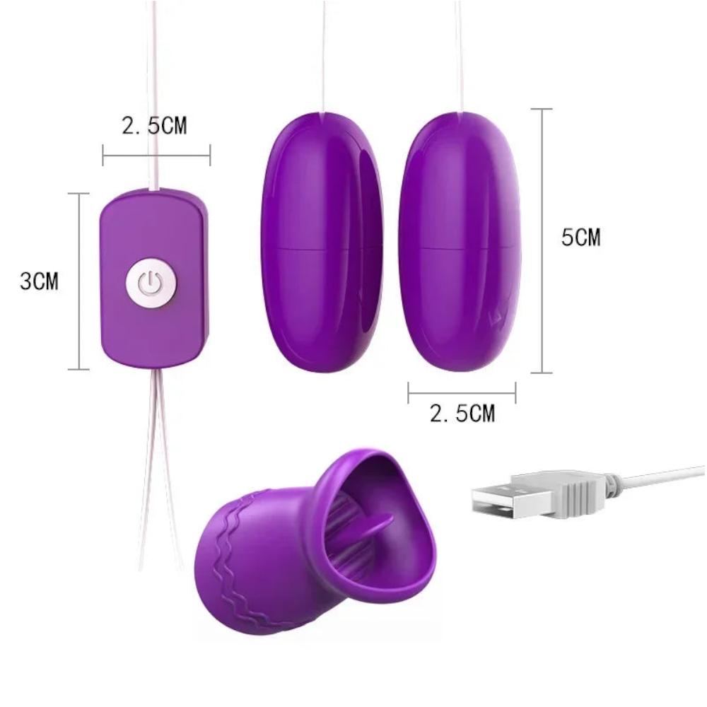 Яйца для стимуляции точки G, языка, клитора, вагины, вибрирующие яйца