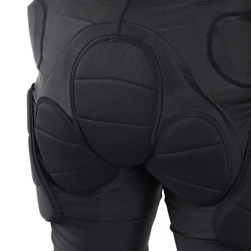 Adult Skiing Snowboarding Protective Underwear Set With Thickened Hip Pad Knee Pads Fall Prevention