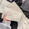 Relief Hollowed Out Wool Calf Socks for Women Warm Knit Retro Gray Heavy-duty Long Tube Autumn and Winter Pile Socks Sweating