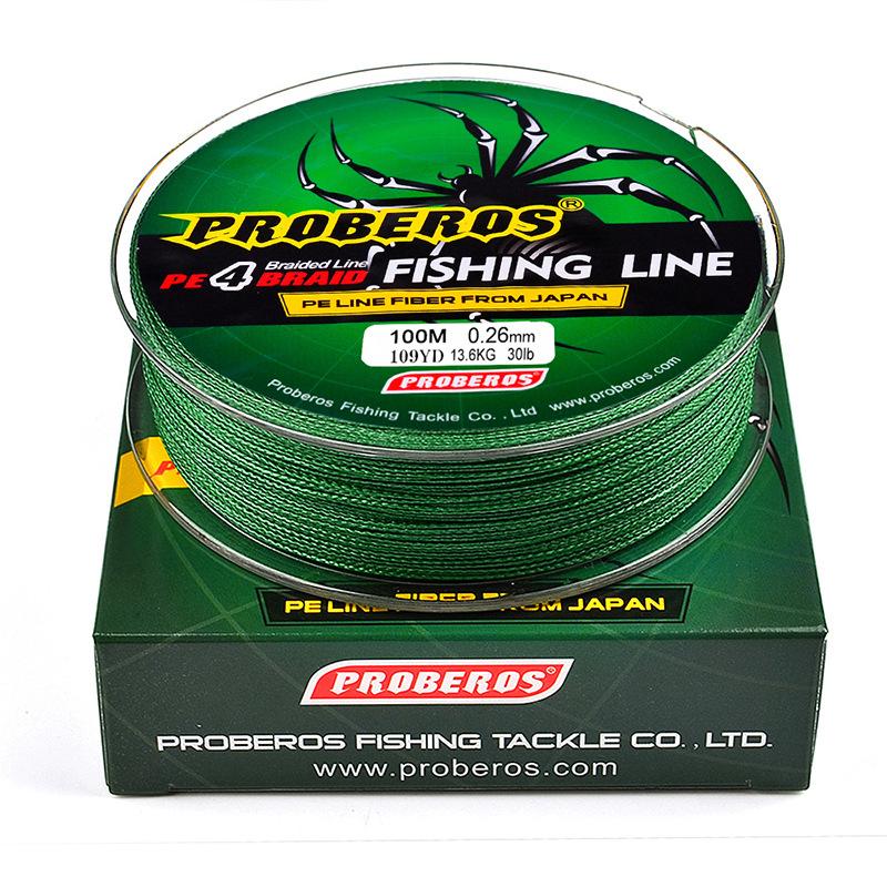 Ocean Rock Fishing 4 стойки 4 плетения 6LB-100LB Японская плетеная леска Spectra 100M Pe плетеная леска Green Super Pe Line B4