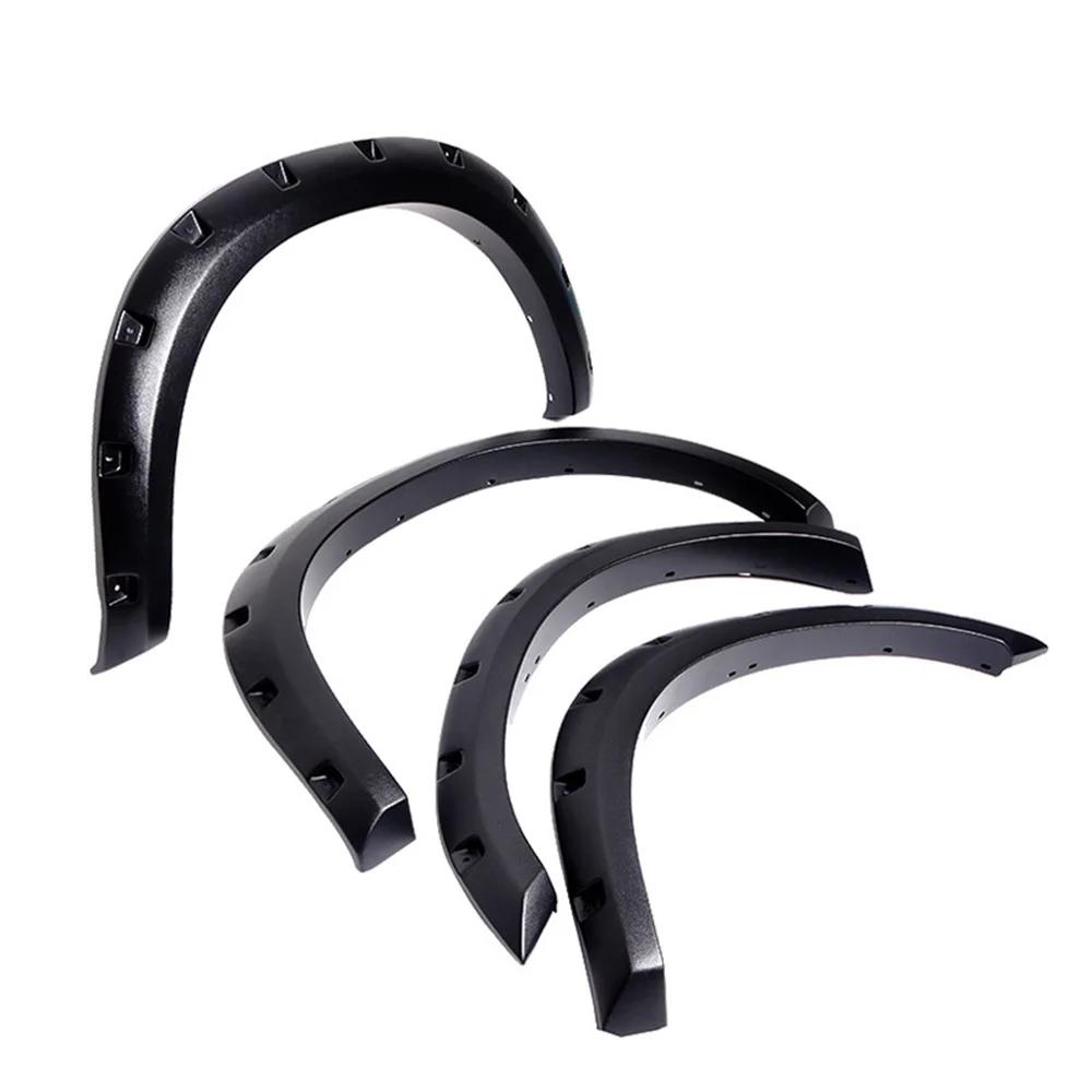 4X4Rivet Bolt Fender Flares for DODGE RAM 1500 2009 2010 2011 2012 2013 2014 2015 2016 2017 Car Body Parts Wheel Arch Extensions