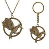 Новый Горячий Винтажный Шарм Брелок для Ключей из Фильма Catching Fire Брелок для Ключей Голодные Игры 2 Кулон Ожерелье Украшения Для Мужчин и Женщин Подарки