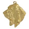Basset Hound I - Gilded Key Ring with Dog, Handbag Decoration, Luxury Accessory by Art-Dog Brand
