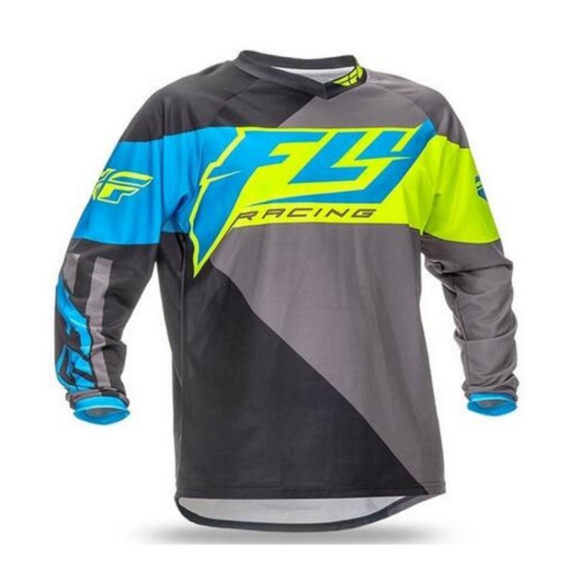 Mens Long Sleeve Mountain Bike Jersey Cycling Apparel Downhill Trail Riding Breathable Quick Dry