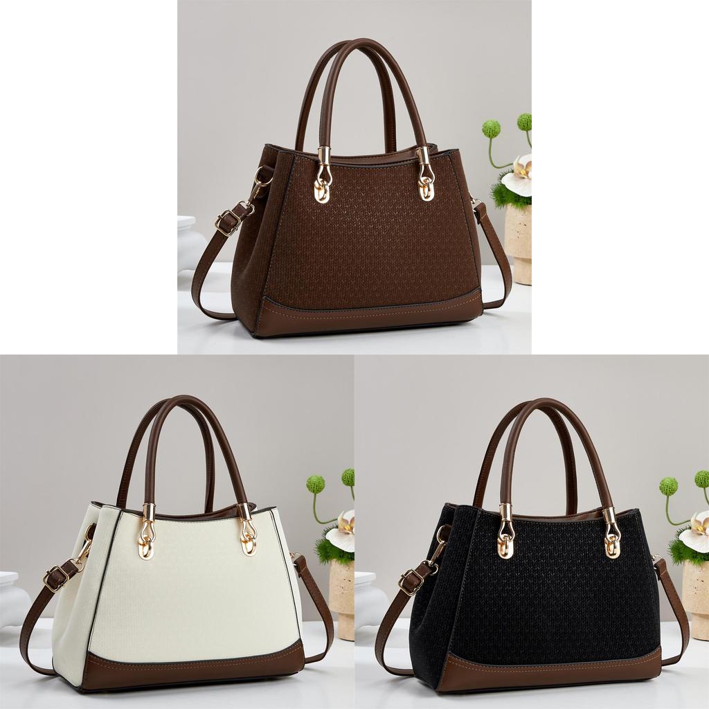Urban Style Womens Mediumsize Tote With Zipper And Inner Organizer For Daily Commute