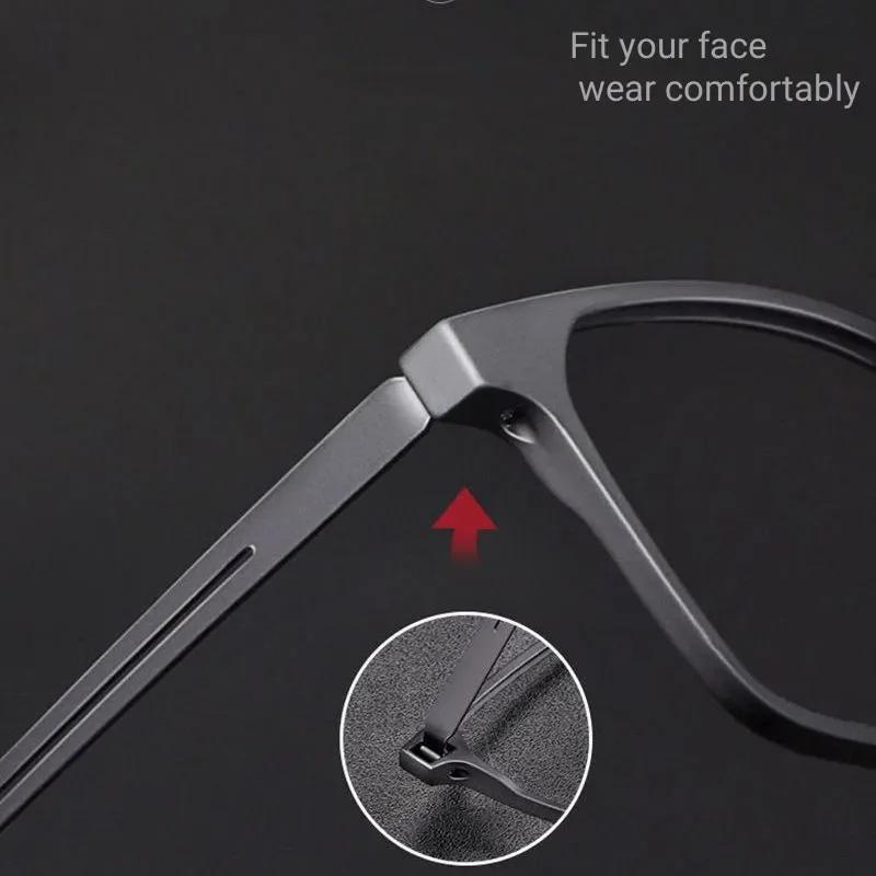 Business Ultra-thin Anti Blue Light Presbyopia Glasses TR90 Ultra Light Comfortable Reading Glasses Full Frame Optical Glasses