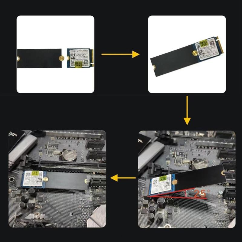 M2 Solid State Drive Adapter M2 2230 To 2242 2230 To 2280 2242 To 2280 Converter Card Extension Bracket Transfer Card Adapter