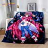 Cute Cartoon Cardcaptor Sakura Soft Plush Blanket,Flannel Blanket Throw Blanket for Living Room Bedroom Bed Sofa Picnic Cover 3D