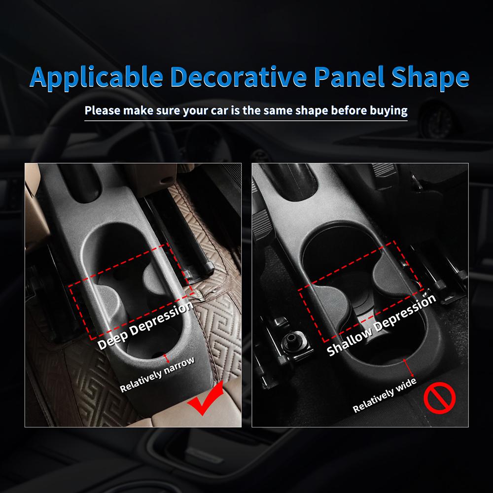Real Soft Carbon Fiber Sticker For Fiat 500 500C 2008-2015 For Abarth 595/695/595C/695C 2012-2015 Water Cup Holder Gear Shift